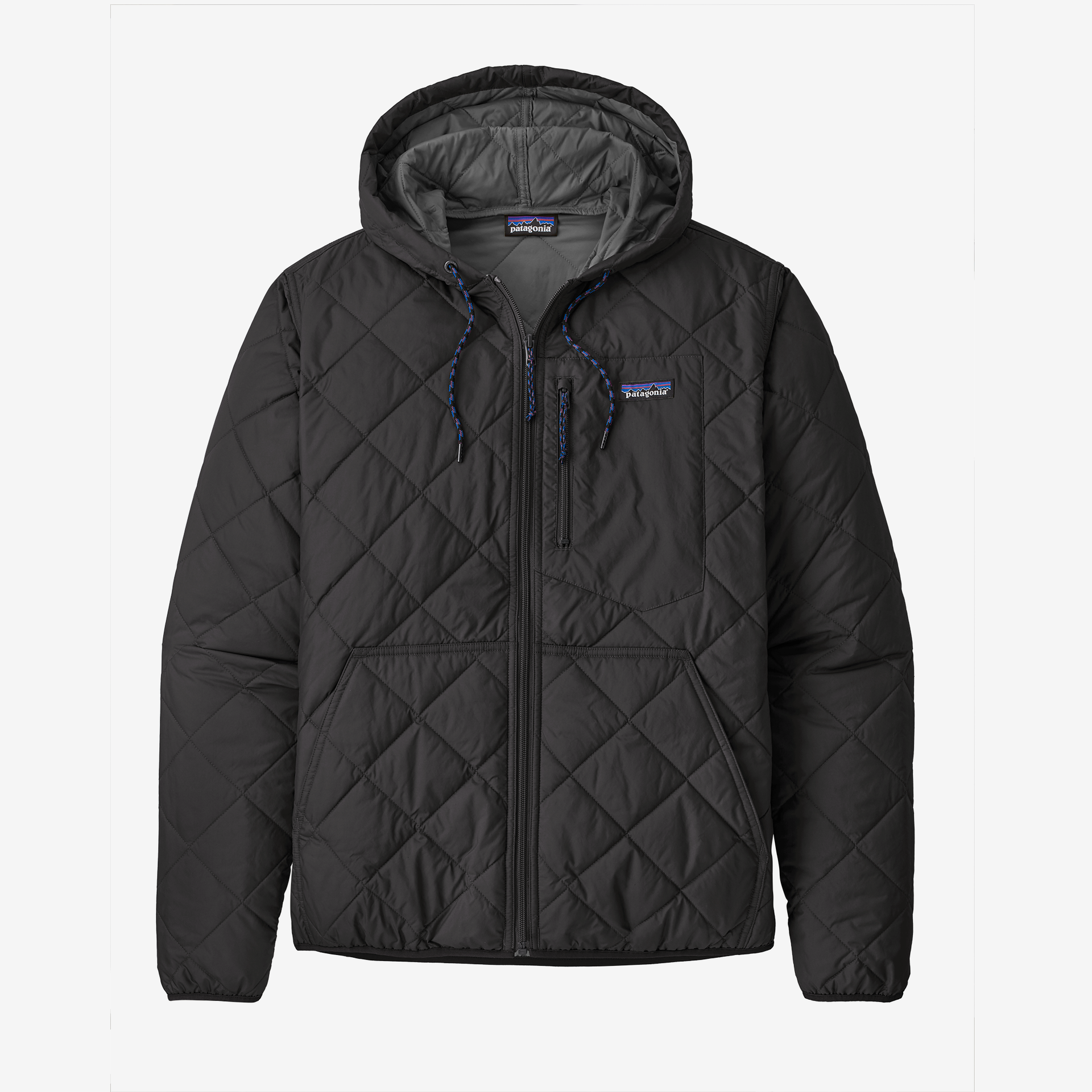 Patagonia Diamond Quilted Bomber Hooded popular Jacket. Men’s Medium. Excellent Conditio