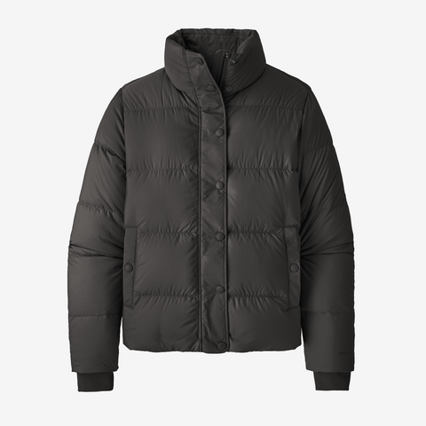 Patagonia black down jacket womens best sale