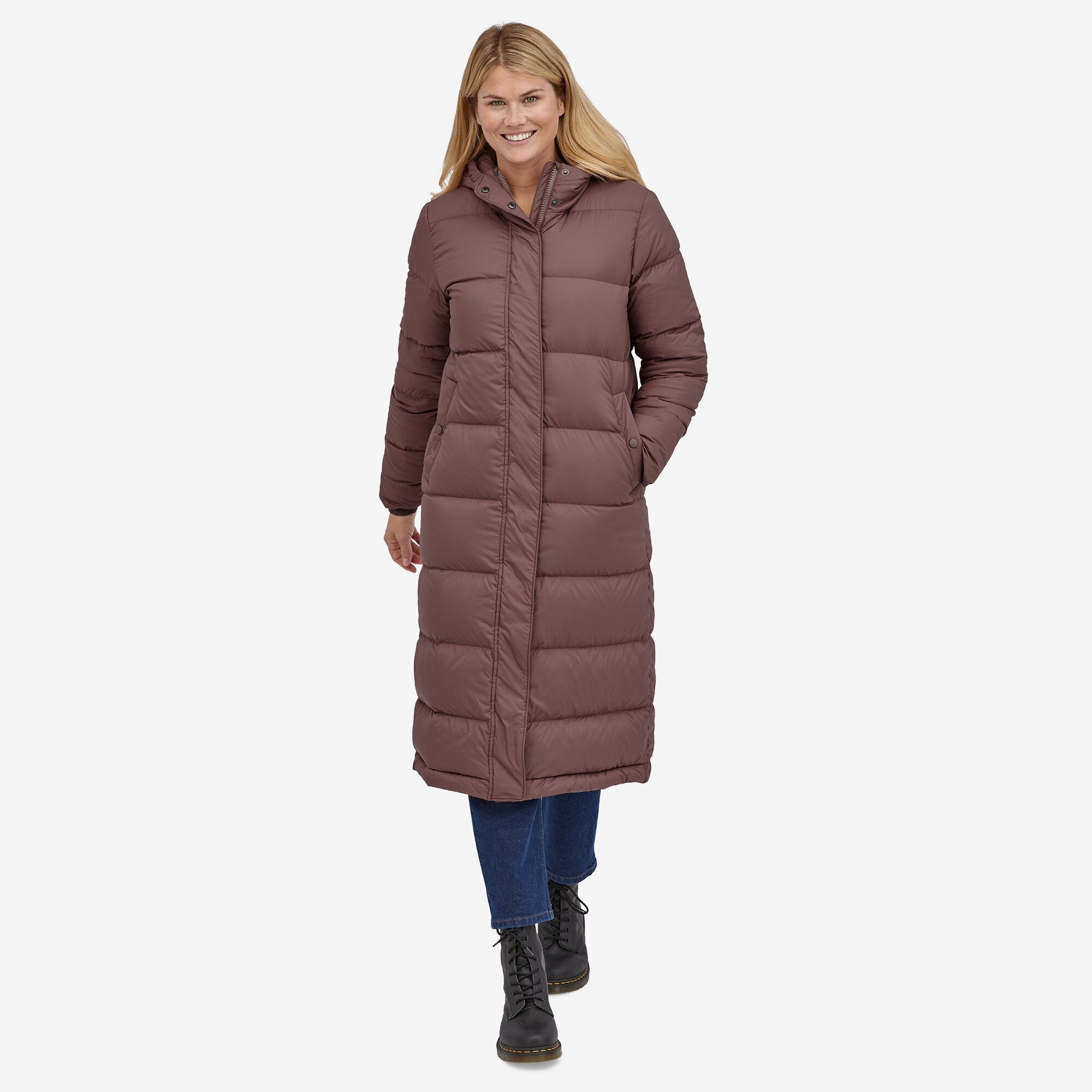 Women s Silent Down Long Parka Patagonia New Zealand