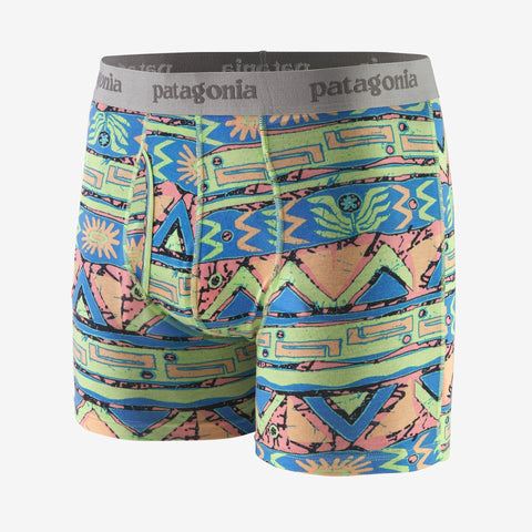 Patagonia Men's Essential Boxer Briefs - 6 -Fire Floral: New Navy