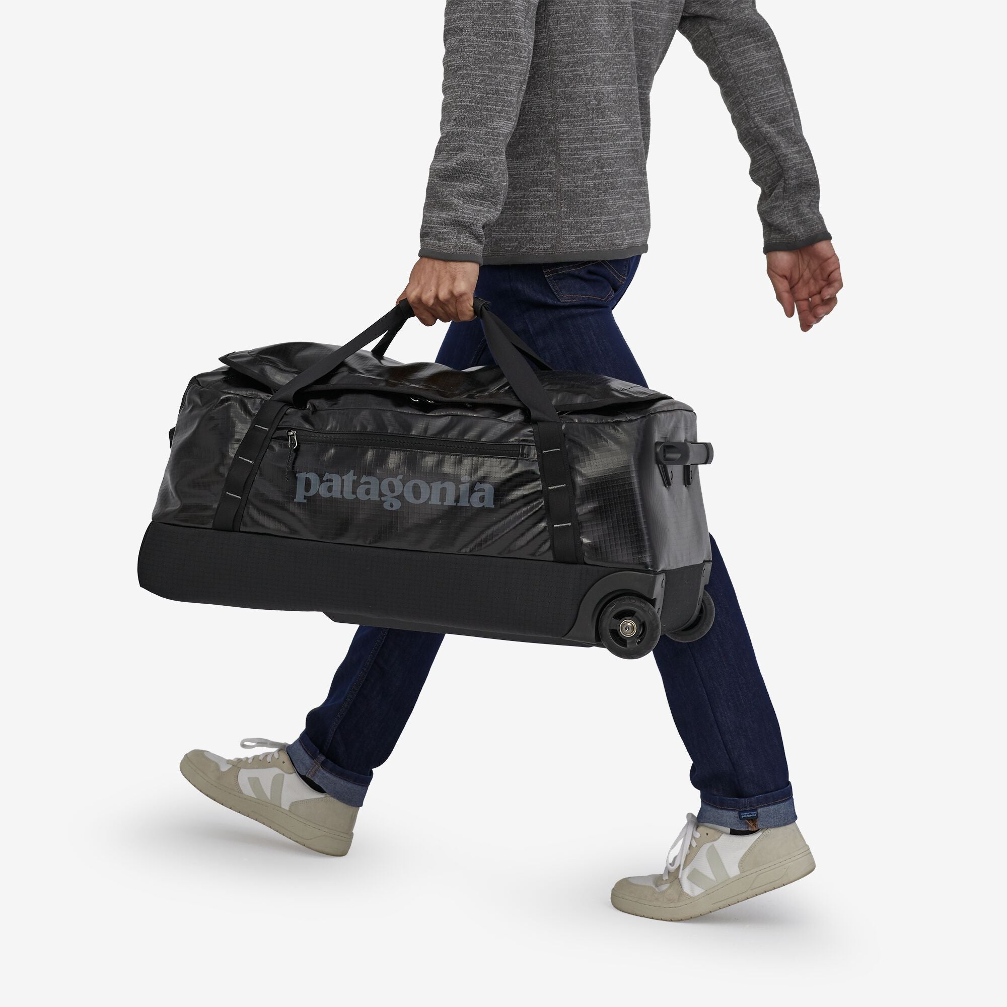 Patagonia black hole wheeled duffel 90l on sale