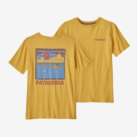 Patagonia Baby Regenerative Organic Certified Cotton Graphic T-Shirt 18M / Fitz Roy Flurries: Quartz Coral