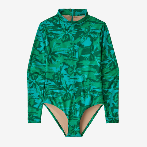 Women's Long-Sleeved Swell Seeker One-Piece Swimsuit