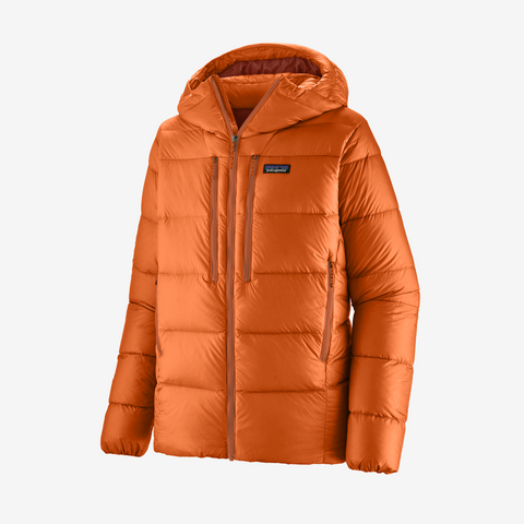 Patagonia down jacket orange hotsell